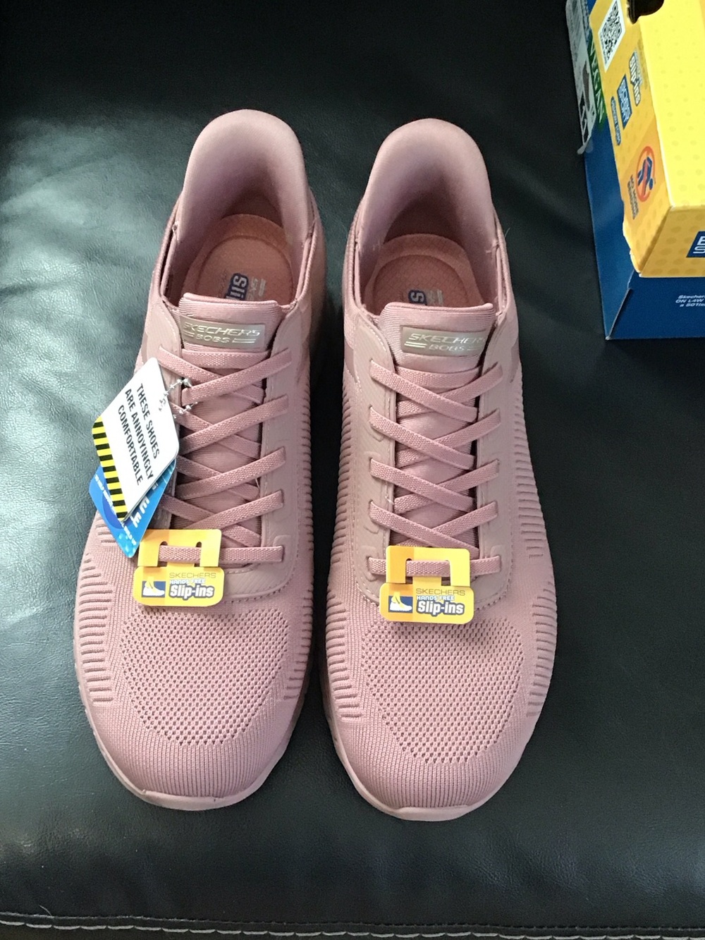Skechers BOBS Sport Slip-In Sneakers - Mauve Pink - Picture 2 of 9